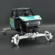 Aluminum Alloy Front and Rear Portal Axle for 1/10 RC Crawler Car Axial Capra 1.9 Unlimited Trail UTB Currie F9 Upgrade
