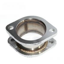 3"  2 Bolt Flange Catback Exhaust Muffler Pipe Extension Steel Adapter