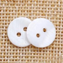 10mm Natural Shell Sewing Button Scrapbooking 2 Holes Round Button Scrapbooking Clothing Garment Sewing DIY Accessories,50PCs