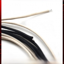 20 Meter Vintage-style Guitar Wire Waxed Covered Pre-tinned 7-strand Pushback Guitar Parts Instrument Cable (10-White/10-Black)
