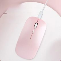 Macaron Rechargeable Wireless Bluetooth Mouse 2.4G USB Mice For Android Windows Tablet Laptop Notebook PC For IPAD Mobile