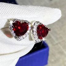 Stud Earrings For Women Sterling Cubic Zirconia Ornaments Luxury Bridal Wedding Fashion Jewelry Accessories CCE663