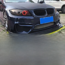 New Adjustable Universal Car Front Bumper Splitter Lip Body Kit Spoiler Diffuser Lip For BMW For Benz For Audi For VW For Subaru