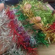 Wifreo 2M*35mm Wide Fly Tying Ice Tinsel Chenille Flash 8Colors Flashabou Floss Strips Saltwater Jig Bass Fly Tying Material