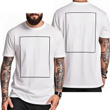 Man Personalized Men's T Shirt Fashion Custom Text Name Tsihrts Add Your Own Message Tshirt for Men T-shirt New Fashion