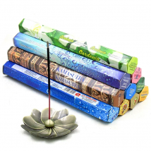 Y 20 Sticks Indian Incense White Sage Meditation Lavender Yoga Sea Breeze Love Incense Purifying Air Deodorization Aromatherapy