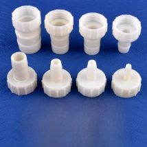 5Pcs/Pack 1/2" Female Thread To 4mm-20mm Plastic Garden Watering Hose Connectors(With Silica Gel Gasket)