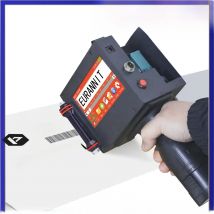 EURANNIT E530 50.8mm 2 Nozzles Printer Portable Handheld Inkjet Printer for Date Image QR Barcode Batch Number Logo Expiry Date