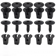 20Pcs For VW Golf Audi Seat Skoda Grille Bumper Skirt Torx Screw Bolt N90974701 Car Wheel Arch Lining Splashguard Clip 5 x 16 mm