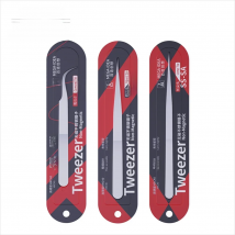 Tweezer QIANLI MEGA-IDEA 7-SA Bent Tip 0.15mm 00-SA Non-Magnetic Stainless Steel Short Pointed SS-SA Long Pointed Repair Clip