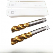 1pcs spiral groove machine tapM2-M36 HSS titanium coating , used for stainless steel internal thread tapping and drilling tools