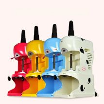 220V 350W 2.4KGS Milk Tea Shop Equipment Commercial Snowflake Mein Mein Ice Machine Shaved Ice Automatic Ice Breaker With Hood