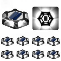 2pcs/4pcs Solar Light Outdoors Solar Street Light Lawn Lamp Garden Decor Buried Stair Lamp Underground Decking Lampy Solarne