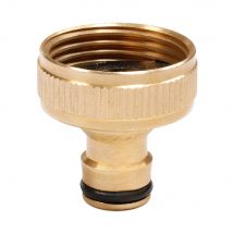 1" Brass Connector Garden Tap Hose Quick Connect Brass Fittings The Faucet Water Gun Adapter One Inch Internal Tooth Joint 1pcs