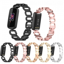 New Watch Bands For Fitbit Luxe sport watch Band Stainless Steel Metal Wrist Strap Women Jewelry Bracelet For Fitbit Luxe bands