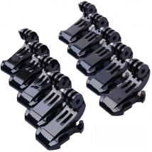 For Gopro 13 12 J Hook Buckle Clip Mount base for Go Pro Hero DJI OSMO Action Camera Insta360 X4 Ace-pro 2 Accessories set