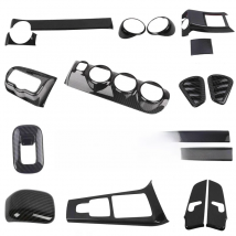 Carbon Fiber Interior Kit For Mercedes Benz A Class W177 A200 A220 2019 - 2021 A Speaker / Door Handle Bowl Cover Trim