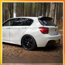 Carbon Fiber 3D style F20 F21 LCI Rear Spoiler for BMW 1 series Gloss Black Trunk Boot Lip Wings 118i 135i 2015-2018