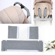 Baby Stroller Armrest Sleeve Cover Protector Stroller Handlebar Sleeve Cover Universal Stroller Seat Belt Shoulder Cover