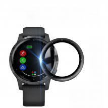 Screen Protector for Garmin Vivoactive 4 4s  20D Curved Edge Full Coverage Soft Protective Film for Garmin Active S (Not Glass)