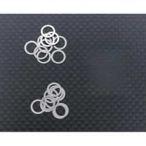 RC-Aurora ARR 2.1 x 3.5mm 3.1 x 4.5mm  4.1 x 5.5mm 5.1X6.5mm 6.1 x 8mm Stainless Steel Shim Set (0.1, 0.2, 0.3mm 10/ea)