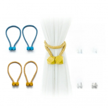 Magnetic Solid Color Curtain Hooks Tiebacks Tie Backs Buckle Clips Holdbacks Curtain Tiebacks For Living Room Bedroom Decoration