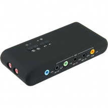 Urgrico external Sound Card with SPDIF & USB Extension Cable remoted wake-up studio record USB 7.1 Sound card for PC computer