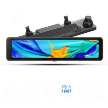 12.6 inch Car Rearview Mirror S18 DVR Camera 4K ADAS Full HD 1080P GPS Logger Dash Cam Video Recorder Support BSD Dual Cameras