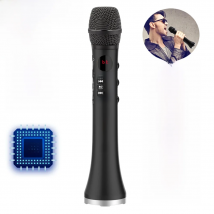 Lewinner L-699 Professional Karaoke Microphone Wireless Speaker Portable Bluetooth microphone for phone support record TF play