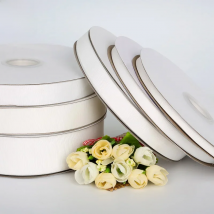 100 Yards 7MM/10MM/15MM/20MM/25MM/38MM White Ribbon Grosgrain Ribbon Roll Packing For Handmade Jewelry DIY Hair Bow & Sewing