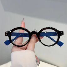 KAMMPT Vintage Round Optical Frames Men 2025 New Fashion Blue Light Blocking Glasses Women Trendy Chic Brand Design Eyeglasses