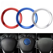 1Pcs Car Steering Wheel Cover Decoration Ring Stickers For BMW Series 1 F20 F21 E87 E81 F22 F46 F33 F32 F36 F06 F12 E65 E66 F02