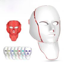 Face Neck Facial LED Mask 7 Colors Light Skin Rejuvenation Wrinkle Removal Face Beauty Mask Face Skin Care Mask Anti Acne