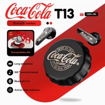 Coca-Cola T13 True Wireless Bluetooth Earbuds Semi-in-ear Design | 13mm Dynamic Driver | ENC Noise Cancellation Bluetooth 5.4 |