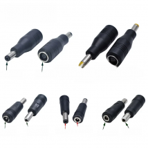 5.5*2.5mm DC Power Plug Adapter DC jack 5.5 X 2.5 mm Male to 7.9*5.5 7.4 *5.0 3.5*1.35 4.0*1.7 5.5*2.5mm 4.0*1.7mm Female 1Pcs