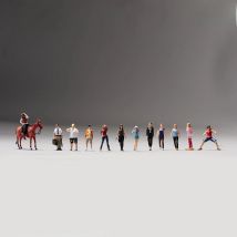 1/64 Mini Anime People Painted Model Action Figure Statue Miniature Scenes for Collection Decoration Placement Gifts In Stock