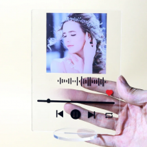 Personalized Spotify Code Acrylic Music Board Song Photo Name Custom Album Plaque Friends Lovers Family Gifts