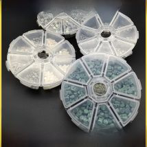 1000pcs 2/3/4/5/6*2mm Abalone Shell Guitar Fretboard Dots Colourful Abalone Shell Fingerboard Neck Inlay Dot Guitar Accessories