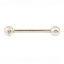 925 sterling silver body jewelry barbell pure S925 16G nipple ring tongue ring eyebrow nail tongue body piercing ONE PIECE