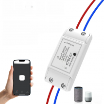 Tuya WiFi Smart Switch APP Wireless Controller Universal Breaker Timer Smart Life Work with LED Light Switch Alexa Accessories