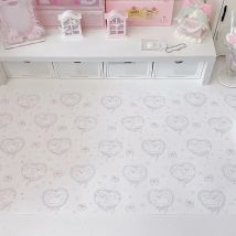 Original Design INS Style Mouse Pad Student Dormitory Non-slip Waterproof Table Mat Kawaii Cute Girl Computer Keyboard Mouse Pad