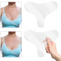 Transparent Reusable Anti-Wrinkle Chest Pad Silicone Care Pads for Anti Aging Eliminate Wrinkles Women Lady Cleavage Chest Pad