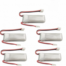 7.4V 300mAh 25C Lipo Battery for XK DHC-2 A600 A700 A800 A430 7.4V Replacement Battery for WLToys F959 RC Airplane RTF