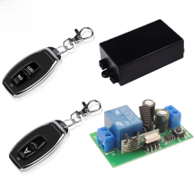 220V Wireless Switch 433MHz Light Remote Control Switch 10A Relay Module Universal Transmitter KeyFob for Smart Home LED Fan DIY