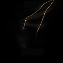 Ramos stainless steel necklace with stylish gold-plated bow charm Bohemian necklace for women