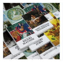 30 sheets/set Art Museum series Famous artists English Postcards Envelopes Artwork Postcards Works by Matisse,Picasso, Van Gogh