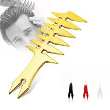 Men Oil Head Comb Hairdresser Haircut Wide Tooth Fork Comb Large Tooth Detangling Curly Comb Barber Hairdressing Styling Tools