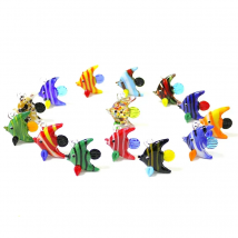 Aquarium Decoration Accessories Glass Tropical Fish Pendant Japanese Style Hanging Cute Sea Animal Miniature Figurines Ornaments