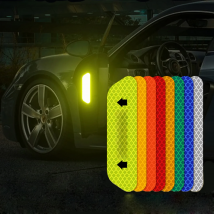 Reflective Car Accessories Door Sticker Safety Tape inside Auto for F30 Bmw Peugeot 307 Bmw Z4 Passat B5 W205 Vw Touran W463