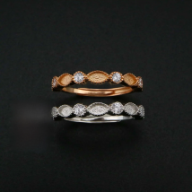1Pcs Keepsake Breast Milk Resin Ring Settings Solid 925 Sterling Silver Rose Gold Plated  2x4MM Marquise Bezel with 2mm 1294219